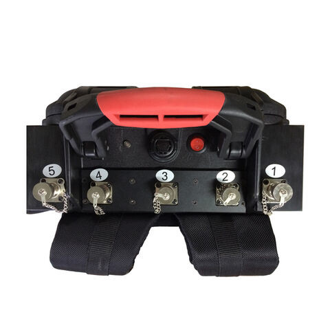 130W Max ,5 Bands, Man Pack VHF UHF Mobile Phone jammer WiFi/GPS Jammer L1 1-2 Hours Built-in Battery