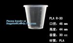 PLA compostabale Cup, PET Cup, PP Cup, PS Top Snack Cup Straw, Food Takeout Box,
