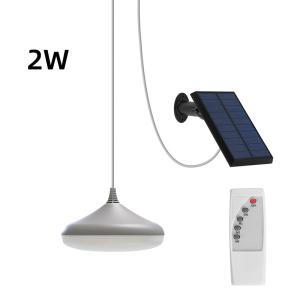Wholesale Residential Warm 2w Outdoor Hanging Solar Pendant Light 6000K-7000K from china suppliers