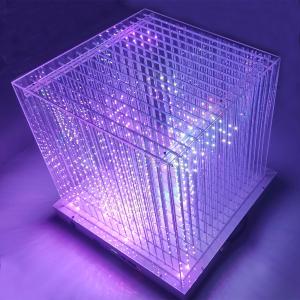 Wholesale 3D Light Cube Luminous 50000 Working Hours Perfect 3D exhibition cabinet from china suppliers