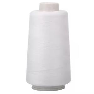 Wholesale Bright White / Black Sewing Thread , Raw White Spun Polyester Sewing Thread from china suppliers