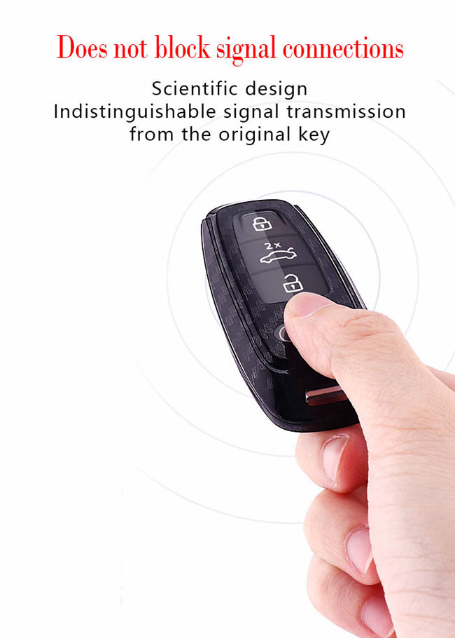 3K Hand - Laid Glossy Lightweight Audi Carbon Key Cover