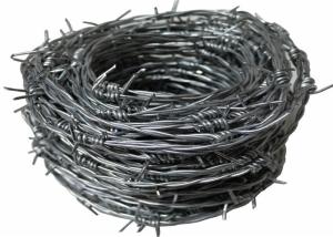 Wholesale High Tensile Stainless Steel Barbed Wire 14 Gauge For Prison Safety Fencing from china suppliers