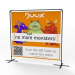 Innovative Exhibition Display Banners , Large Format Fabric Trade Show Banners