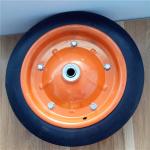 31cm 13 Inch Solid Rubber Tires Colorful Rim Solid Rubber Wheelbarrow Tire For
