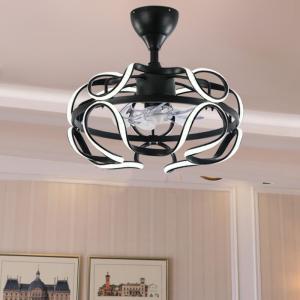 Wholesale Aluminium Iron ABS Ceiling Fan Light With Remote 6 Speeds from china suppliers