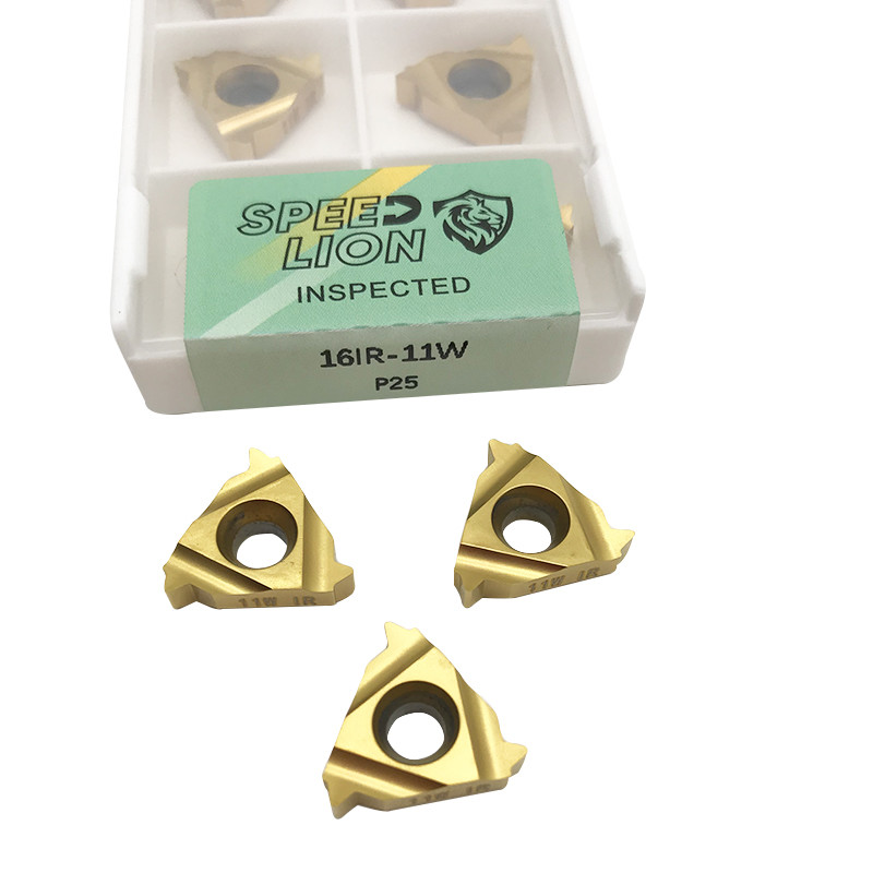 CNC Tungsten Carbide Threading Insert 11ER/IR AG60 CVD Coating Cutting