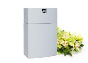 Wholesale White Powder Coat metal 500ml oil bottle automatic aerosol dispenser with lock for Coffee shop from china suppliers