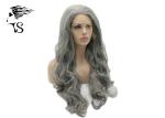 Soft Deep Wave Synthetic Lace Front Wigs , Curly Hair Lace Front Wigs Soft