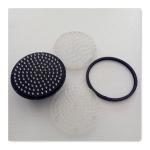 Customized LED Modules Parts 220VADC12VDC Fresnel Lens With Cobweb Cover