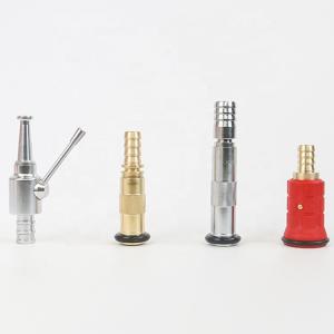 Wholesale Natural Or Chrome Plated Brass Fire Hose Reel Nozzle Fighting Equipments Jet Spray Type from china suppliers