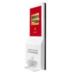 35W 21.5" Android Digital Signage Auto Hand Sanitizers