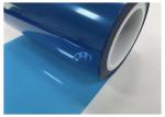50 μm Blue PET Silica Gel Coating Protective Film for Metal Plastic Glass