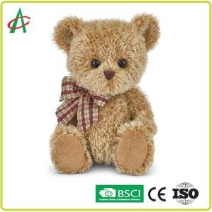 Wholesale 10.5&quot;X 7&quot; Shaggy Brown Plush Teddy Bear For Valentine Gift from china suppliers
