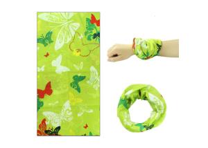Wholesale Butterfly Logo Head Wrapow Fiber Properties , Neck Scarf Sublimation Printing from china suppliers