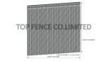 3D wire mesh fence panels
