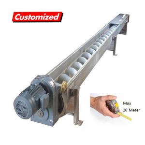 Wholesale Stainless Steel Spiral Screw Conveyor Spiral Screw Conveyor Ss Screw Conveyor Grain Screw Conveyor from china suppliers