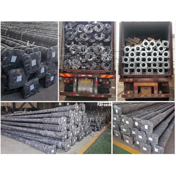 China Factory Wholesale Galvanized Steel Circular CCTV PTZ Camera Monitoring Pole