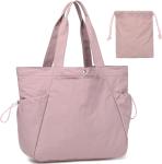BTOOP TOTE BAG FOR WOMEN, FOLDABLE BEACH GYM BAGS, SIDE-CINCH LIGHTWEIGHT