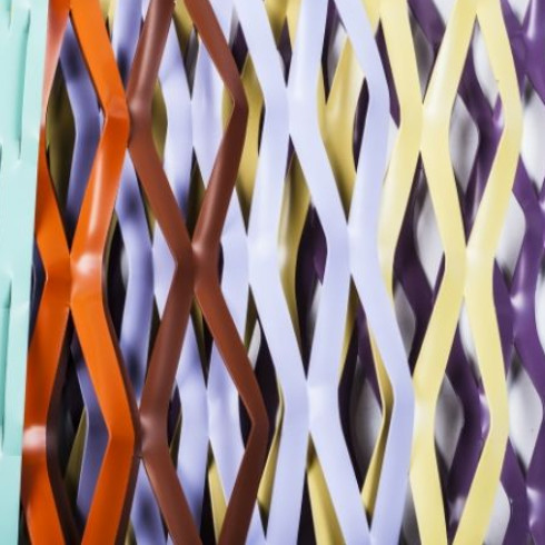 Mesh Expanded Metal Sheet 1m 6m Length With Round Opening Shape