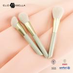 3pcs Customization Makeup Brush For Powder ,Blush,Contour Brush,Plastic Handle
