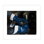 Blue Nitrile Heavy Duty Grease Resistant Water Tight Gloves
