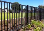 Metal Cap Aluminum Fence Panels , Metal Garden Fencing Panels ISO9001 Approved