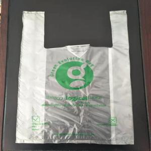 Wholesale 100% Biodegradable PVA Water Soluble Bags T-Shirt Shopping Custom Printed Logo from china suppliers