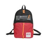 summer new Korean style letter printed backpack casual fashion contrast men's