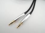 Car MP3 Male Plug 3 Pole Gold Plated 3.5mm Aux Cable