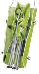 Oversized Camping Chair with Shade Canopy, Folding Lawn Chairs Cup Holders,