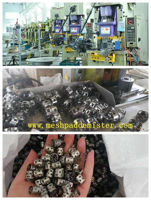 10mm 304 Stainless Steel Pall Rings Chemical Industry Tower Packing