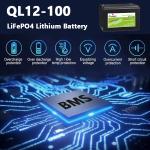 4000cycles 100Ah 12V LiFePO4 Battery Solar Energy Storage System