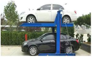 Wholesale Motor Rope Drive Residential Car Parking Lifts PJS 2 Post Car Storage from china suppliers
