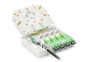 Wholesale SC LC 4 Core Fiber Optic Termination Box 3m 5m 10m FTTH Wall Outlet from china suppliers