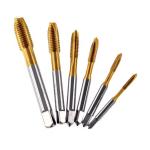 M14-M24 HSS-E Tin-Coated Spiral Fluted Tap with British Standard ISO Standard