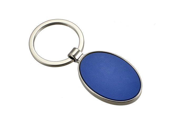 Ellipse Trolley Token Shopping Car Coin Metal Keychain Holder Keyring