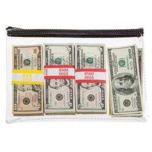 Wholesale 1-COLOR IMPRINTED - CLEAR VINYL ZIPPER BAG - 12W X 8H - QUICK-SHIP from china suppliers