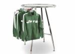 201 Mirror Stainless Steel Round Shop Display Stands / Retail Store Fixtures