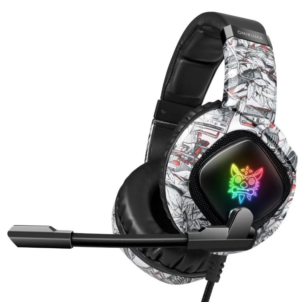 3.5mm 117dB Onikuma K19 PC Gaming Headphone With LED Light