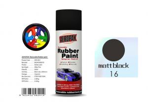Wholesale Matt Black Color Removable Rubber Spray Paint , Anti - Sagging Peelable Car Paint from china suppliers