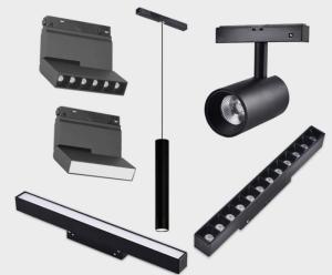 Wholesale New Trend Magnetic Track Light 48V LED Track Lighting System 6W 12W 18W Rail COB Spotlight Dimmable Linear Track Light from china suppliers