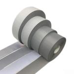 Grey Silver Green Reflective Elastic Tape For Clothing Vests Sewable Hi Vis