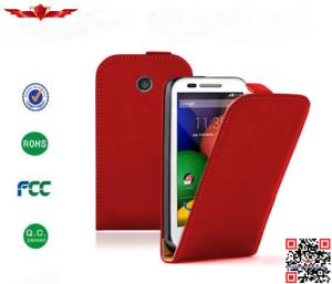 Wholesale Newest Colorful Durable Ultra Slim Leather Flip Case For Moto E High Quality from china suppliers