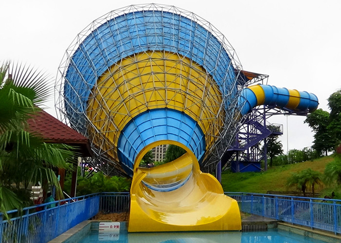 Super Tornado Slide And Trumpet Slides Pool Slide For Water Park Equipment For Sale