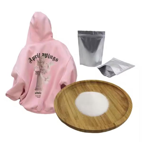 TPU Black White Pet Film Dtf Adhesive Hot Melt Powder for Vibrant Durable