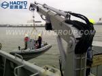 Customized lift weight 1 ton 3 ton 4.5ton telescopic boom marine deck crane for