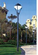 3M 3.5M 4M 5M Outdoor Commercial Courtyard Light Aluminum Shape led light for
