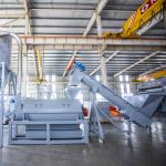 Plastic Waste Recycling Machines CE 1000kg/H PET Bottles Crushing Washing