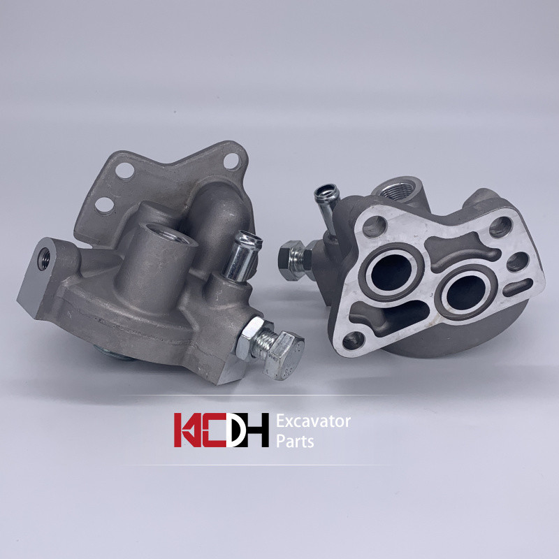 312D 320C 323D excavator parts 1R-0739 oil filter 1R0739 four-hole aluminum base, suitable for air filter assembly